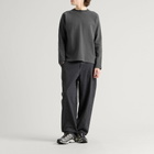 Mellow Clo Men's Everyday Waffle Longsleeve Top in Onyx Grey
