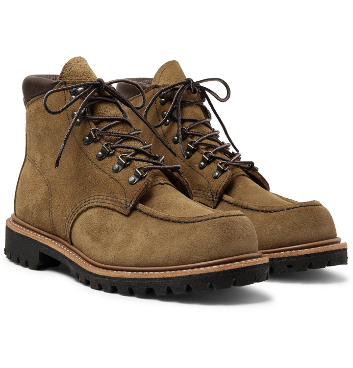 Photo: Red Wing Shoes - 2926 Sawmill Roughout Leather Boots - Brown