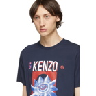 Kenzo Navy Bamboo Rice T-Shirt