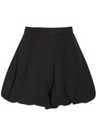 Lisa Marie Fernandez Textured Linen-blend Shorts Black