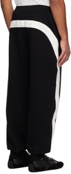 Givenchy Black Open Seam Contrast Sweatpants