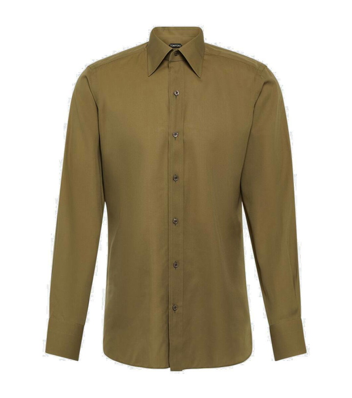 Photo: Tom Ford Silk poplin shirt