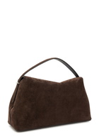 Toteme T-lock Suede top Handle bag - Brown - One Size