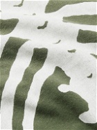 KAPITAL - Patchwork Printed Cotton-Jersey T-Shirt - Black