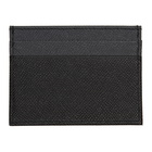 Dolce and Gabbana Black and Grey Logo Card Holder