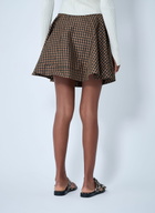 GANNI Check Mini Skirt