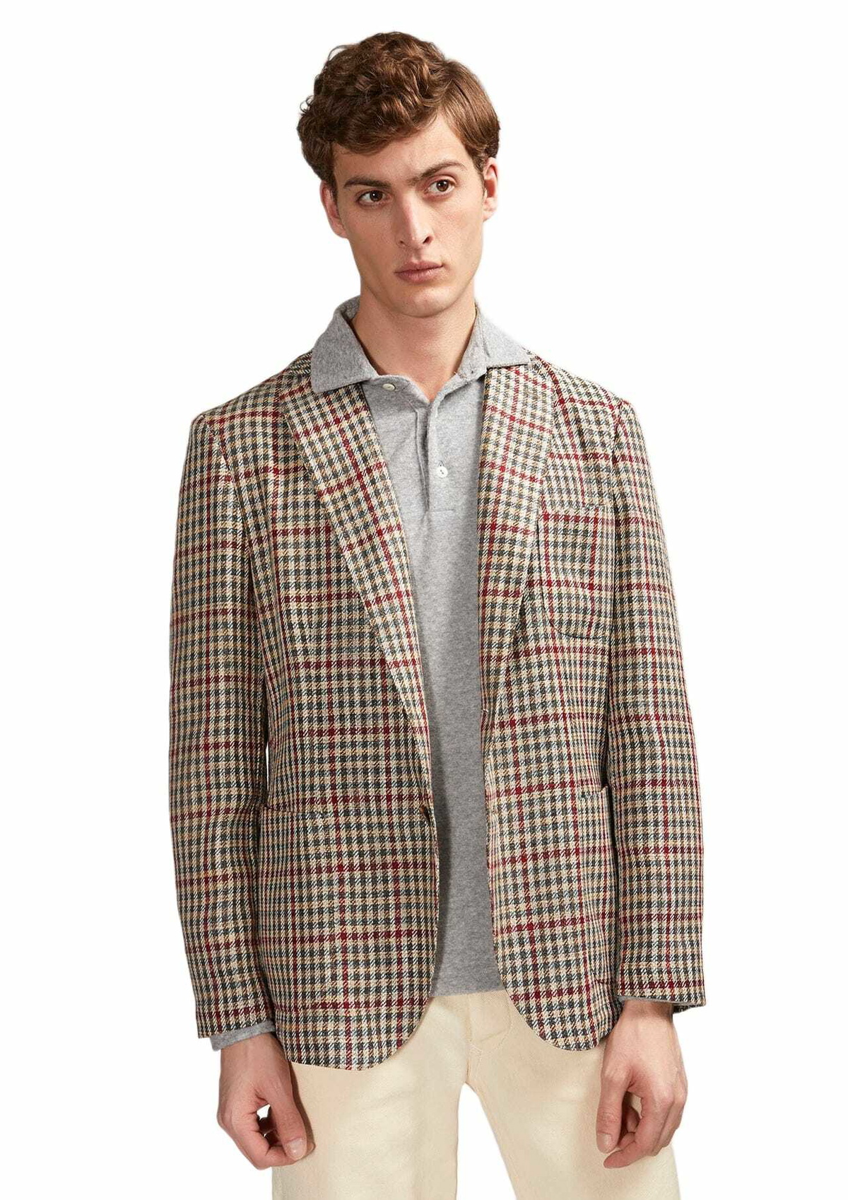 doppiaa Aanfiro Checked Jacket