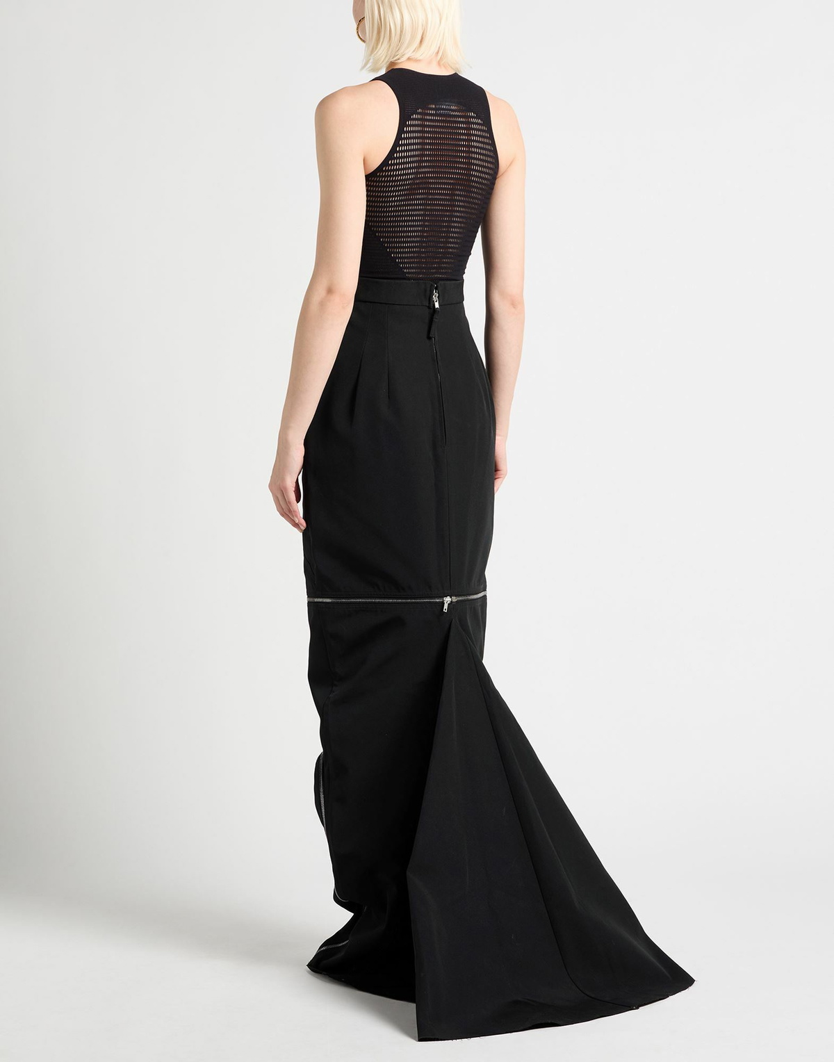 Rick Owens Womens Maxi skirt in Black