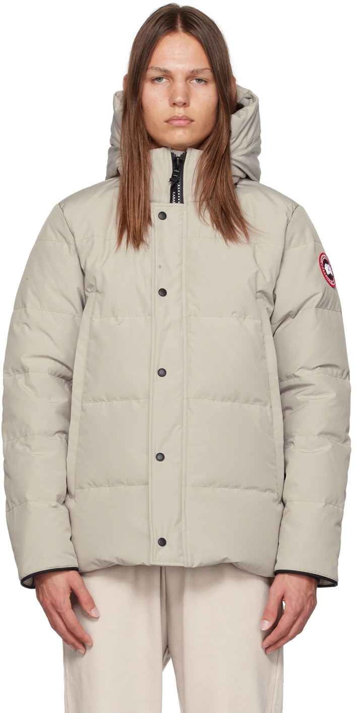 Beige canada goose jacket on sale