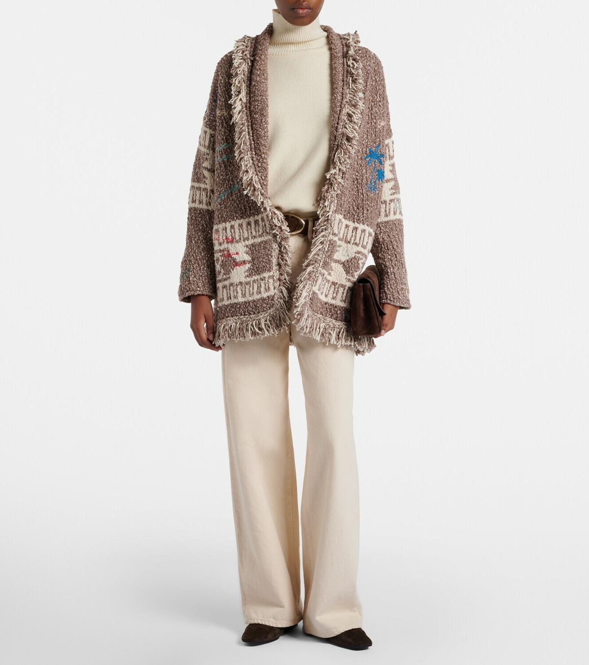 Alanui Written By The Ocean cotton cardigan