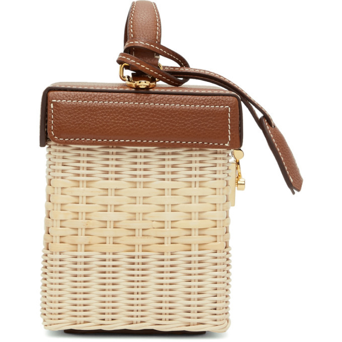 Mark Cross, Grace Mini Rattan Box Bag