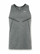 Nike Running - TechKnit Ultra Slim-Fit Dri-FIT ADV Tank Top - Gray