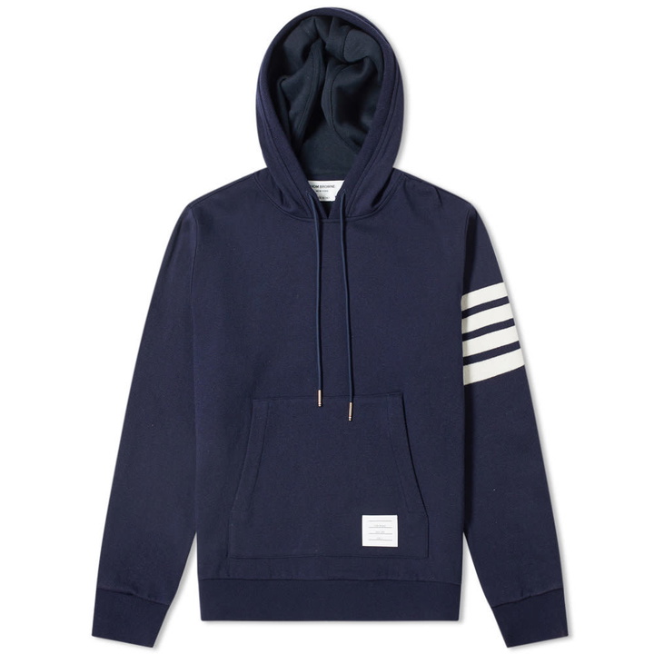 Photo: Thom Browne Shell Back Cashmere Pullover Hoody