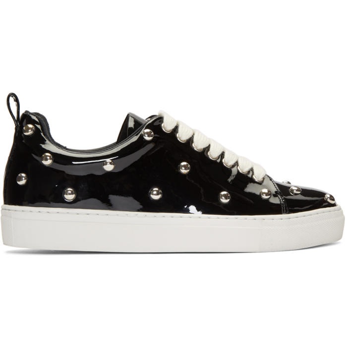 Photo: Marques Almeida Black Patent Studded Sneakers