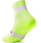 Soar Running - Logo-Intarsia Neon Softair Socks - Yellow