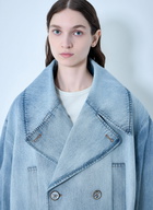 MM6 Maison Margiela Oversized Denim Peacoat