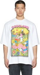 GCDS White 'GCDSLAND' T-Shirt