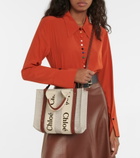 Chloe - Woody Small canvas tote