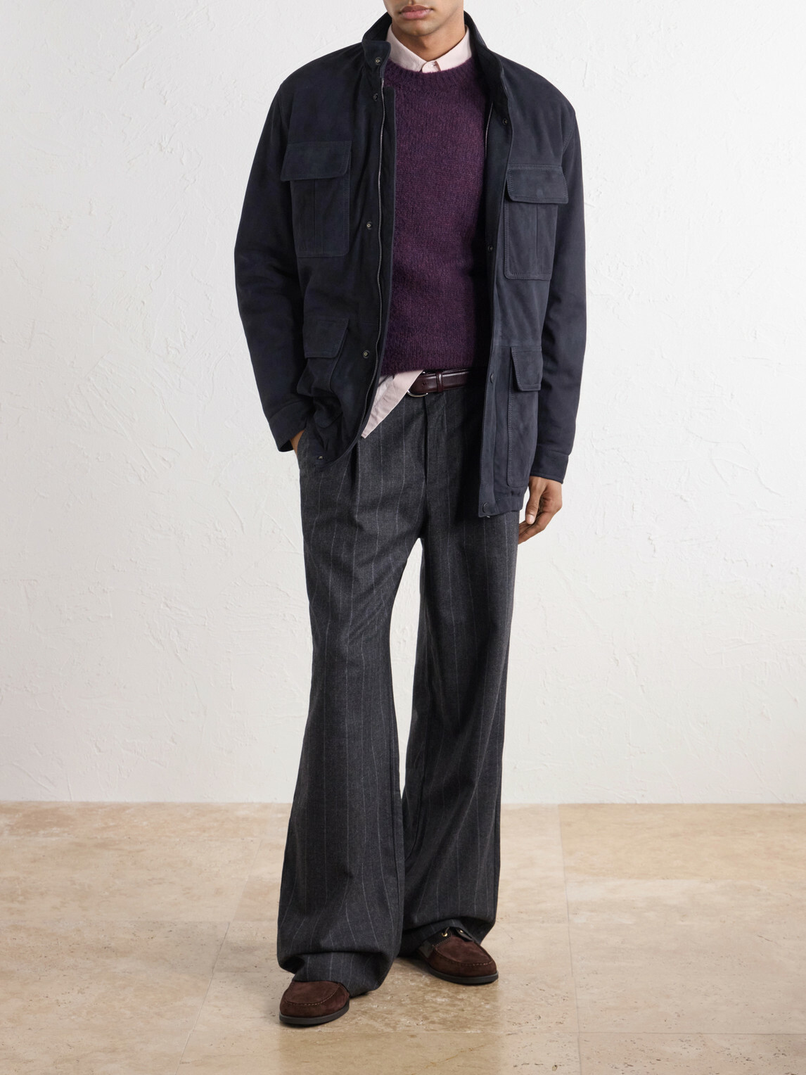 Valstar - Brera Suede Jacket - Blue