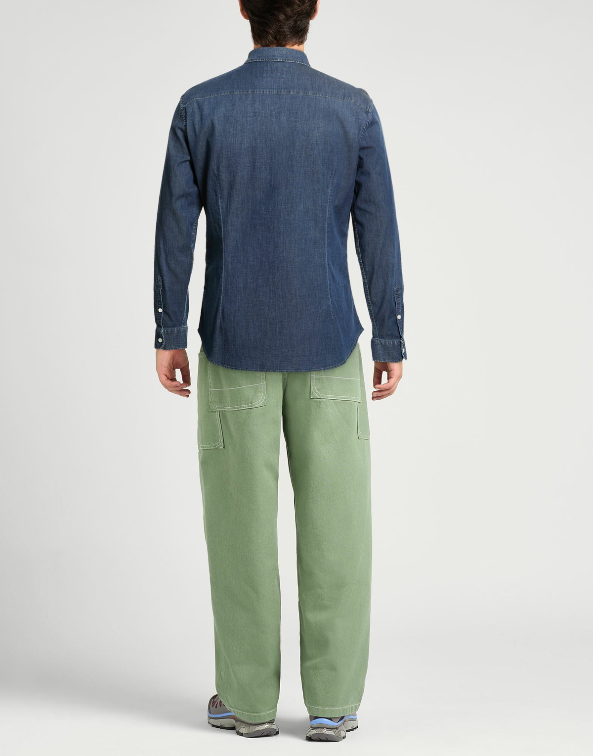 Dondup Mens Denim shirt in Blue