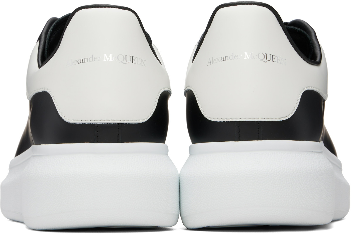 McQueen Black & White Oversized Sneakers