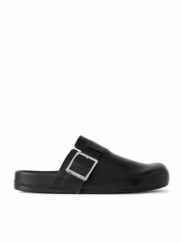 Photo: LOEWE - Ease Leather Mules - Black