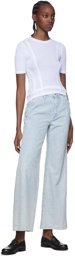 Frame Blue 'Le Baggy Palazzo' Wide-Leg Jeans