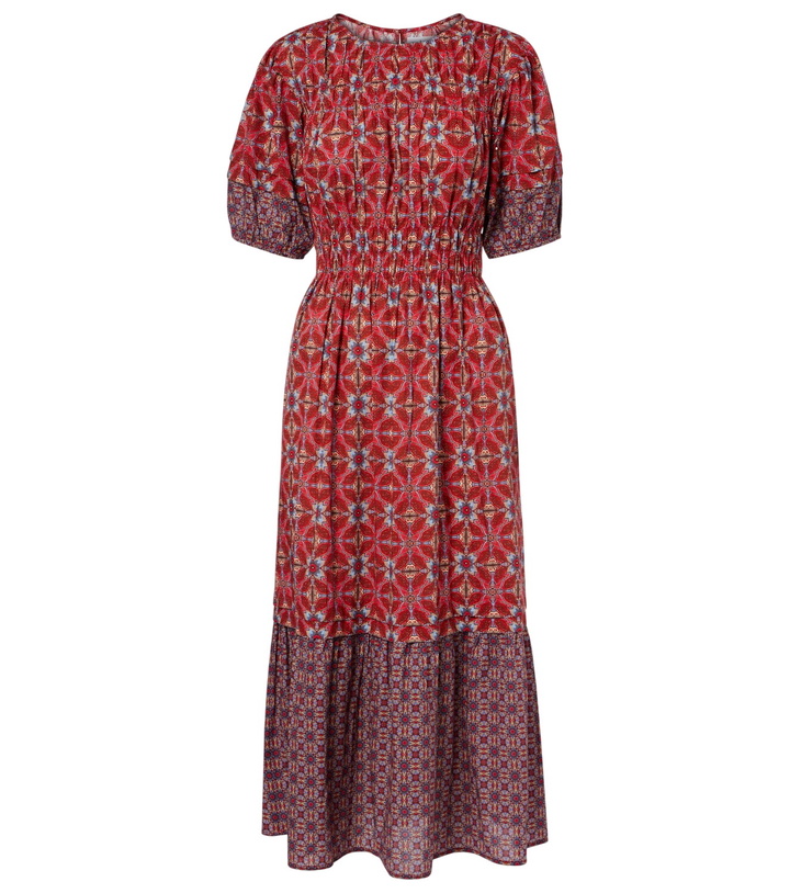 Photo: Velvet Maela printed cotton midi dress