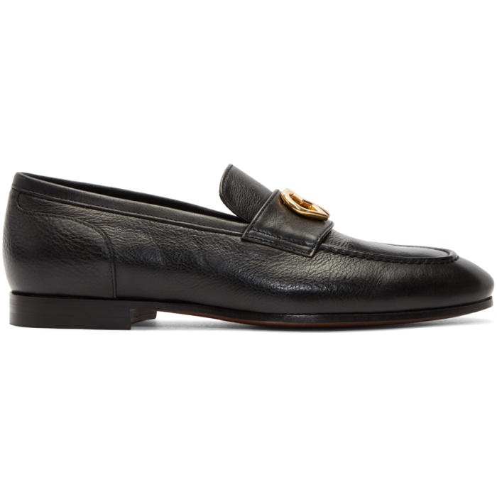 Photo: Dsquared2 Black Leather Loafers