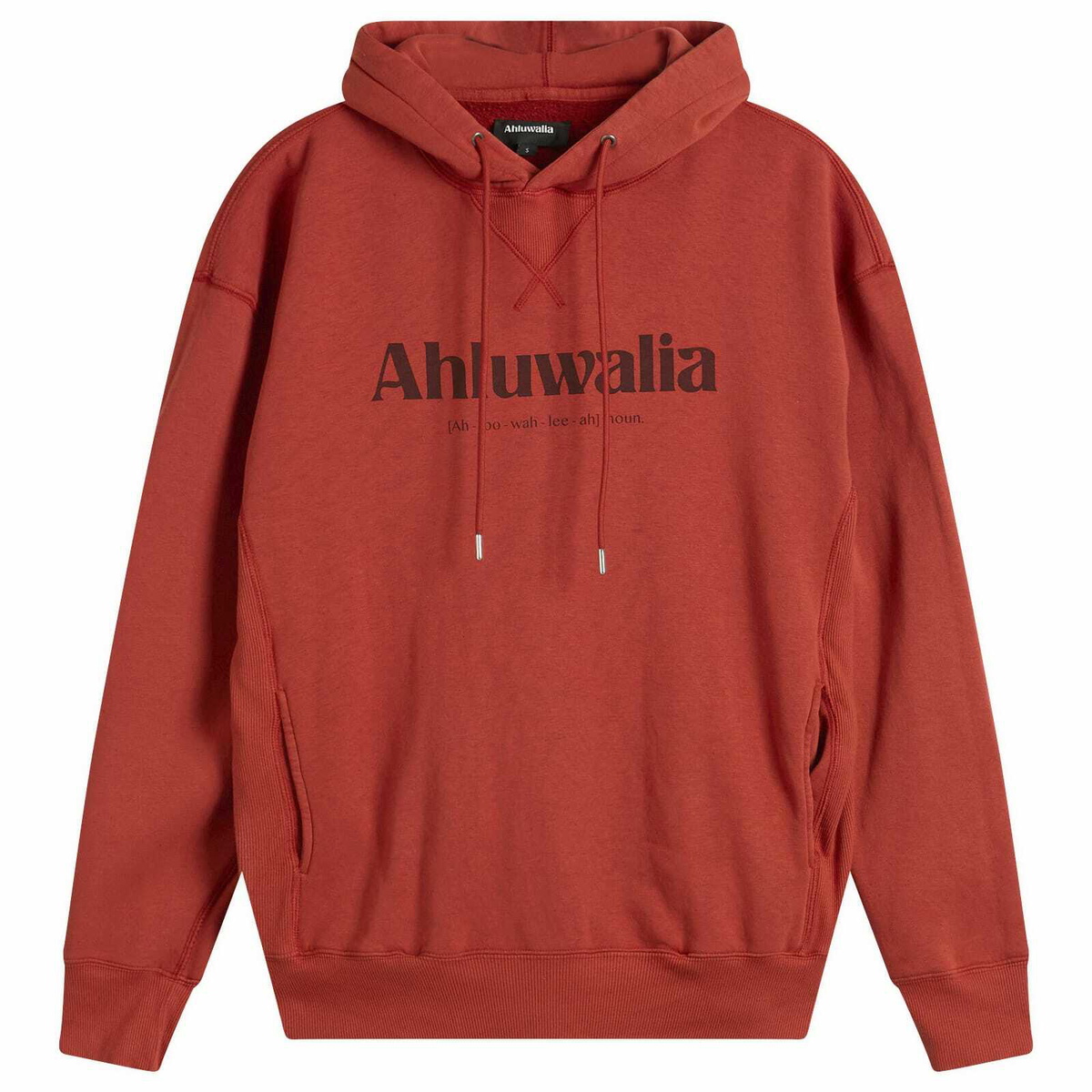 Ahluwalia Women's Logo Hoodie in Rust
