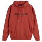 Ahluwalia Women's Logo Hoodie in Rust