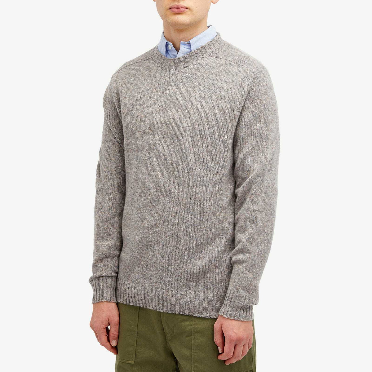 Country Of Origin Men's Geelong Seamless Knit Jumper in Marble