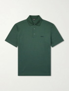 Zegna - Cotton-Piqué Polo Shirt - Green
