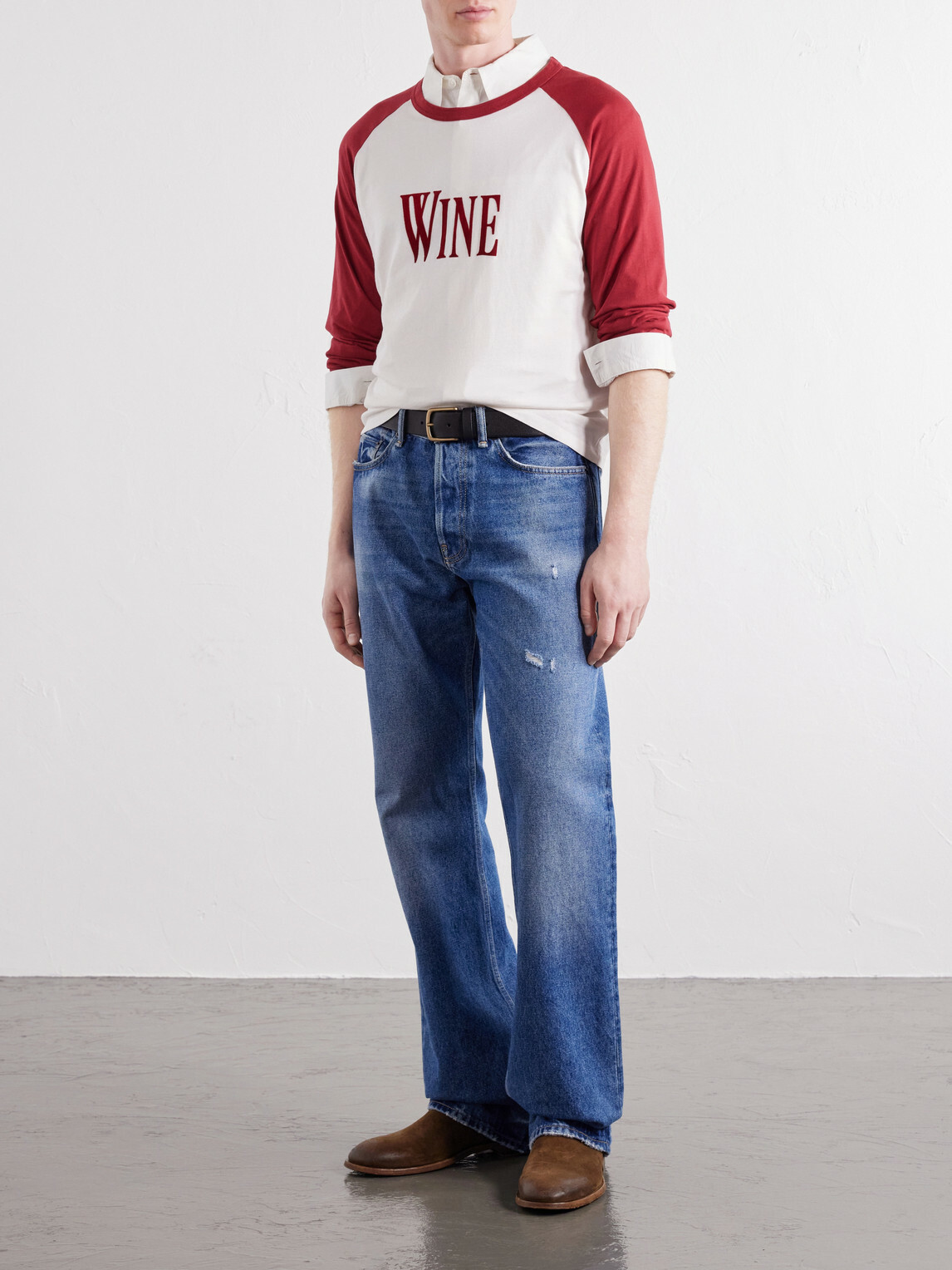 Acne Studios - Logo-Appliquéd Cotton-Jersey T-Shirt - Burgundy