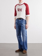 Acne Studios - Logo-Appliquéd Cotton-Jersey T-Shirt - Burgundy