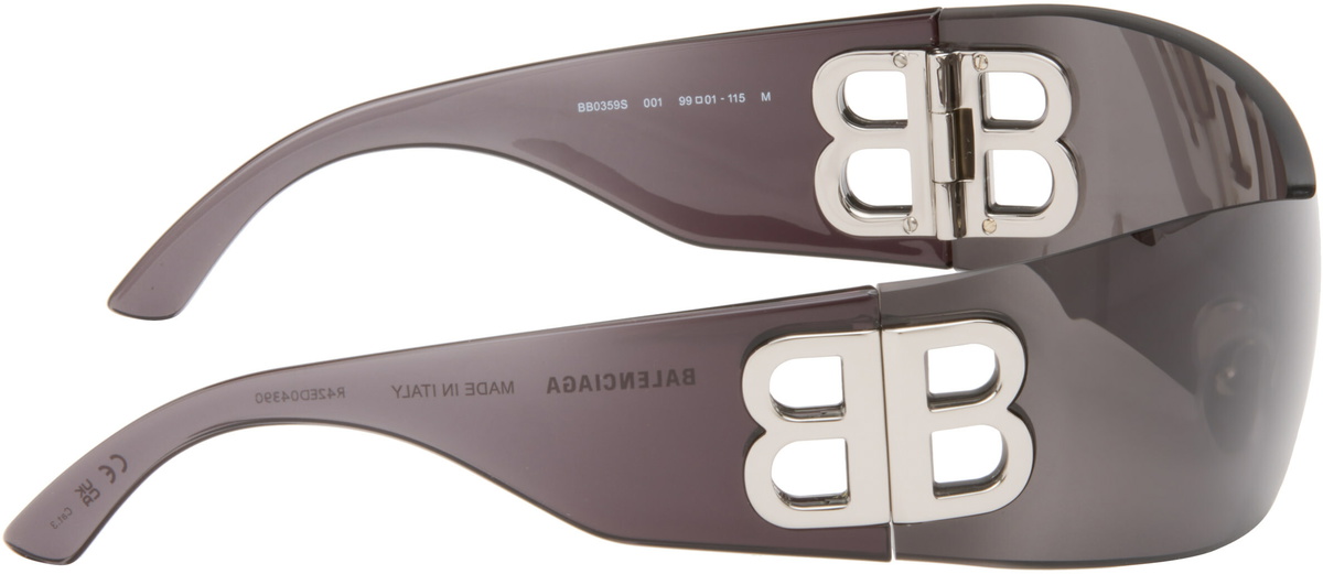 Balenciaga Gray Bossy Sunglasses
