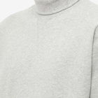 Beams Plus Men's Turtleneck Crew Sweat in Grey