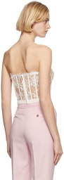 Alexander McQueen Off-White Lace Corset