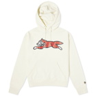 ICECREAM Men's Running Dog Hoody in Off-White