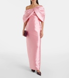 Solace London Davina satin cocktail dress