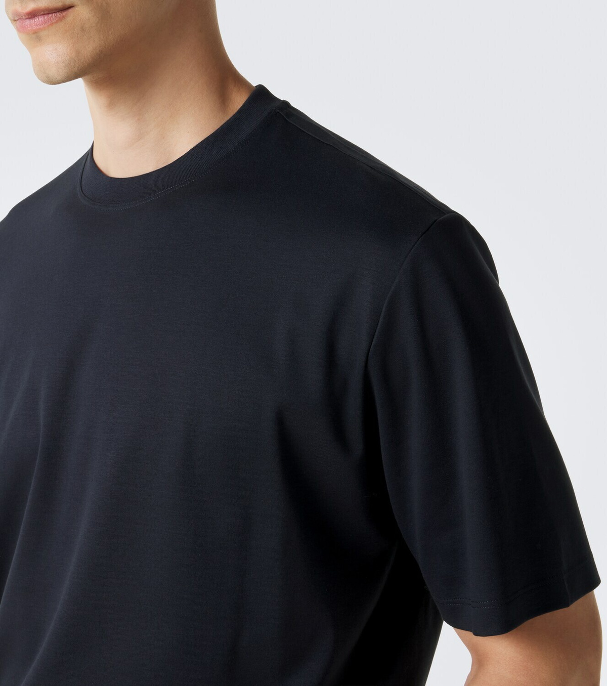 Agnona Cotton and silk jersey T-shirt