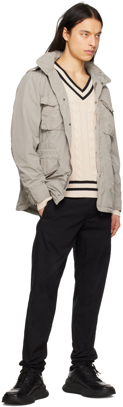 ジャケット・アウター ASPESI 65 REPLICA ASPESI Taupe 65 Replica Jacket Aspesi