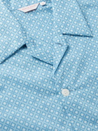 Derek Rose - Ledbury 56 Printed Cotton Pyjama Set - Blue