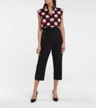Prada High-rise cropped pants