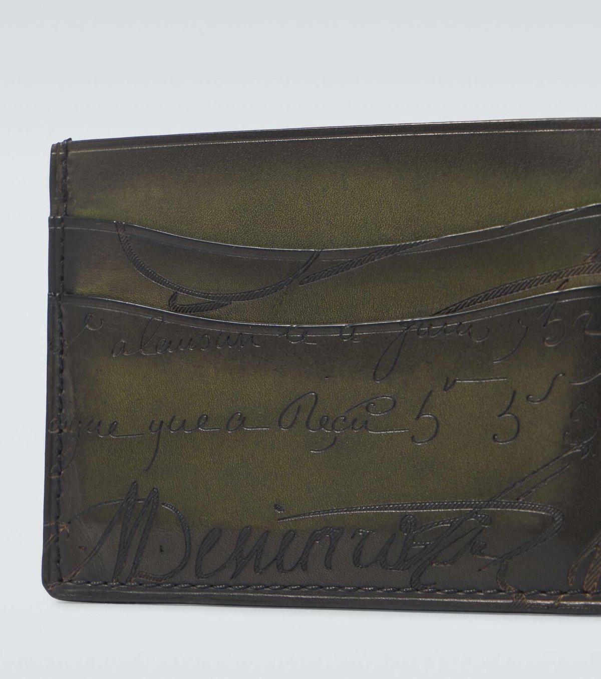 Berluti Scritto Leather card holder