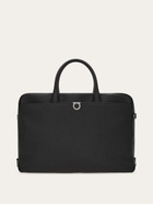 Ferragamo Mens Gancini briefcase in Black