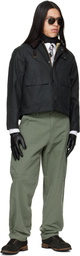 Barbour Green Spey Slim Waxed Jacket