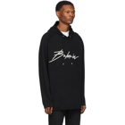 Balmain Black Signature Hoodie