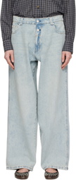Gimaguas Blue Baggy Jeans