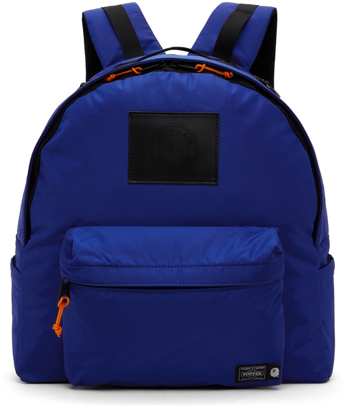 Photo: BAPE Blue Porter Edition Backpack